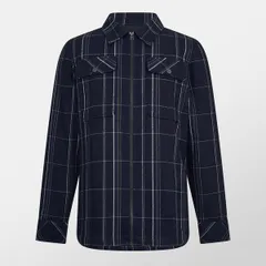 ジースター メンズ アウター ジャケット・ブルゾン シャツ G Star Mens GPO Zipped Long Sleeve Overshirt Yoto Check チェックのサムネイル