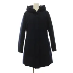 セオリーリュクス theory luxe 25AW Wool Twill Dauphine ダウンコート フード ロング ジップアップ ウール 40 紺 ネイビー 03-5309635 /KUのサムネイル