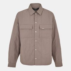 リプレゼント メンズ アウター ジャケット・ブルゾン シャツ Represent Mens Relaxed Tailo red Overshirt Mid Grey グレー