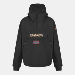 ナパピリ メンズ アウター ジャケット・ブルゾン Napapijri Mens Rainforest Waterproof Rain Anorak Black Beauty ブラックのサムネイル