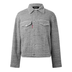 ディースクエアード メンズ アウター ジャケット・ブルゾン DSquared2 DSQ Flc Over Jean Jk Sn63 Grey Melange グレーのサムネイル