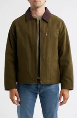 ペンドルトン メンズ アウター ジャケット・ブルゾン コットン Pendleton Tahoma Cotton Canvas Trucker Jacket DARK OLIVE オリーブのサムネイル
