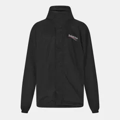 バレンシアガ メンズ アウター ジャケット・ブルゾン Balenciaga Mens Weather Protection Rain Anorak Black ブラックのサムネイル