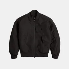 ジースター メンズ アウター ジャケット・ブルゾン G Star Mens Flight MilitaryInspi red Bomber Jacket Neo Black ブラックのサムネイル