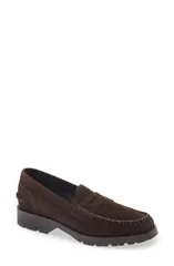 ラグアンドボーン レディース シューズ オックスフォード ローファー rag bone Corey Lug Sole Penny Loafer Women BROWN SUEDE ブラウンのサムネイル