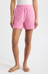 イチ レディース ボトムス ハーフパンツ・ショーツ パイル ショートパンツ ICHI Textu red French Terry Shorts WILD ORCHIDのサムネイル