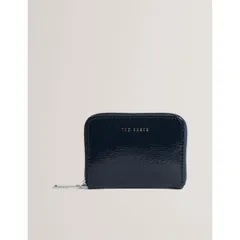 テッドベーカー レディース アクセサリー 財布 Ted Baker Womens Crinkle Zip Around Purse Navy ネイビーのサムネイル