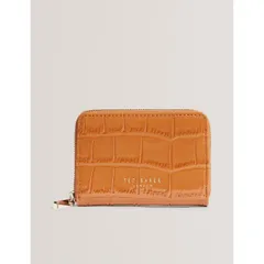 テッドベーカー レディース アクセサリー 財布 Ted Baker Womens Croc Zip Around Purse Tan タンのサムネイル