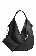 ダナキャラン レディース バッグ DONNA KARAN Baldwin Shoulder BlackGold ブラックのサムネイル