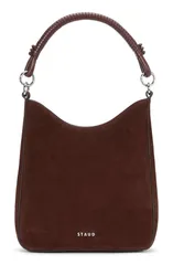 スタウド レディース バッグ スエード STAUD Mel Suede Shoulder Bag MAHOGANYのサムネイル