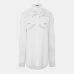 ジャンポール ゴルチエ レディース トップス シャツ Jean Paul Gaultier Womens Tailo red Collar ButtonThrough Shirt Dress Blacのサムネイル