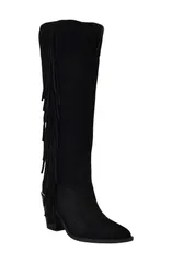 ゲス レディース シューズ ブーツ・レインブーツ GUESSashlee Pointed Toe Western Boot Women BLACK ブラックのサムネイル