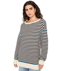 フリーピープル レディース アウター ニット・セーター Free People We The Free Asher Pullover Charcoal Combo チャコールのサムネイル