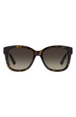 スチュアート ワイツマン レディース アクセサリー サングラス・アイウェア Stuart Weitzman 53mm Gradient Square Sunglasses HAVANA BROWN ブ