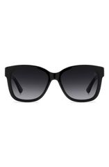 スチュアート ワイツマン レディース アクセサリー サングラス・アイウェア Stuart Weitzman 53mm Gradient Square Sunglasses BLACK DARK GRE