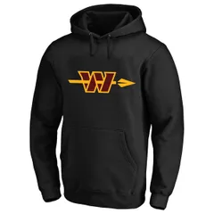 ファナティクス メンズ アウター パーカー・スウェットール ロゴ Mens Fanatics Black Washington Commanders Big Tall Alternate Logo Hのサムネイル