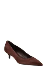 カルバンクライン レディース シューズ パンプス Calvin Klein Roxanna Pointed Toe Pump DARK BROWN ブラウンのサムネイル
