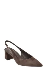 カルバンクライン レディース シューズ パンプス Calvin Klein Sarra Slingback Pointed Toe Pump DARK BROWN ブラウンのサムネイル