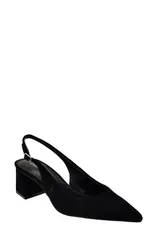 カルバンクライン レディース シューズ パンプス Calvin Klein Sarra Slingback Pointed Toe Pump BLACK ブラックのサムネイル