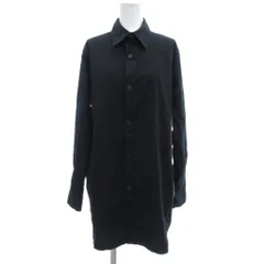 ヨウジヤマモトノアール YOHJI YAMAMOTO NOIR ロングシャツ ブラウス シャツワンピース オーバーサイズ 長袖 1 黒 ブラック /UO ■GY06のサムネイル