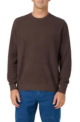 オニール メンズ アウター パーカー・スウェット セーター ONeill OG Roscoe Waffle Sweater HEATHER COCONUT BROWN ヘザーのサムネイル