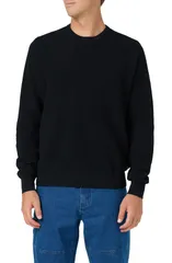 オニール メンズ アウター パーカー・スウェット セーター ONeill OG Roscoe Waffle Sweater BLACK ブラックのサムネイル