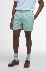 バブアー メンズ ボトムス ハーフパンツ・ショーツ ロゴ Barbour Staple Logo Swim Trunks PALE APPLE GREEN グリーンのサムネイル