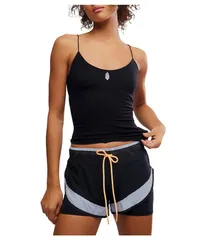 フリーピープル レディース トップス シャツ ロゴ FP Movement Skinny Strap Logo Tank Black ブラックのサムネイル