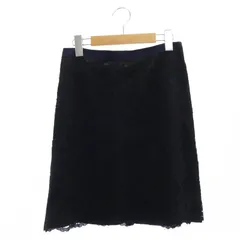 サカイラック sacai luck レーススカート 台形スカート ミニ 2 黒 紺 ブラック ネイビー /DF ■OSのサムネイル