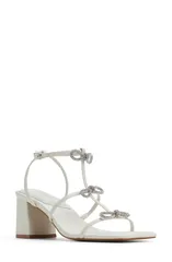 アルド レディース シューズ ヒール サンダル アンクル ALDO Kaeli Ankle Strap Sandal Women WHITE ホワイトのサムネイル