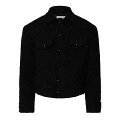 リプレイ レディース アウター ジャケット・ブルゾン デニム Replay Denim Jacket Black ブラックのサムネイル