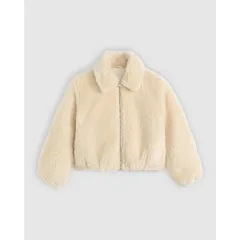 リーバイス レディース アウター ジャケット・ブルゾン デニム Levis Womens Elle Sherpa Linedenim Sherpa Jacket White Swan ホワイトのサムネイル
