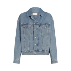 カルバンクライン レディース アウター ジャケット・ブルゾン デニム Calvin Klein Jeans Womens Boxy Denim Jacket Denim Light デニムのサムネイル
