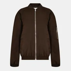 ジャック ウィルス レディース アウター ジャケット・ブルゾン リブ Jack Wills Womens JW Ribbed Bomber Jacket Brown ブラウンのサムネイル