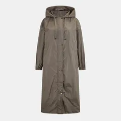 マックスマーラ レディース アウター ジャケット・ブルゾン コットン コート Max Mara Womens Teodoro Cotton Hooded Long Sleeve Belted Trenのサムネイル