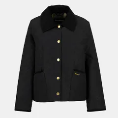 バブアー レディース アウター ジャケット・ブルゾン コーデュロイ キルティング Barbour Womens Anise Corduroy Collar Short Sleeve Quilted Jのサムネイル