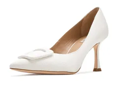 バッジェリーミシュカ レディース シューズ ヒール Badgley Mischka Yanet II White Crepe ホワイトのサムネイル