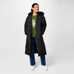 ビバ レディース アウター ジャケット・ブルゾン キルティング Biba Womens Detachable Hood Quilted Long Puffer Jacket Black ブラックのサムネイル