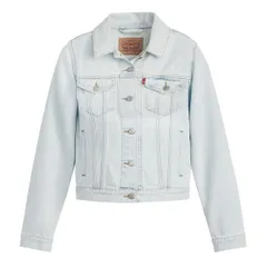 リーバイス レディース アウター ジャケット・ブルゾン Levis Orginal Trucker Jacket Blue ブルーのサムネイル