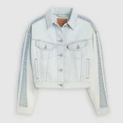 リーバイス レディース アウター ジャケット・ブルゾン Levis 90s Trucker Jacket Blue ブルーのサムネイル