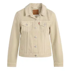 リーバイス レディース アウター ジャケット・ブルゾン Levis Orginal Trucker Jacket Beige ベージュのサムネイル