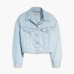 リーバイス レディース アウター ジャケット・ブルゾン Levis Lightweightrucker Jacket Light Blue ブルーのサムネイル