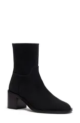 スチュアート ワイツマン レディース シューズ ブーツ・レインブーツ Stuart Weitzman Maris Zip Bootie Women BLACK SUEDE ブラックのサムネイル