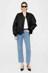 アニービン レディース アウター ジャケット・ブルゾン ANINE BING Leon Bomber Black ブラックのサムネイル