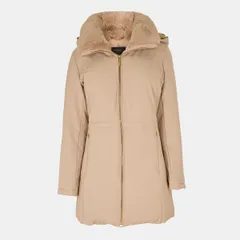 ダナキャラン レディース アウター ジャケット・ブルゾン Donna Karan Womens DKaran Short Lightweight Puffer Jacket Barleyのサムネイル
