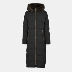 ダナキャラン レディース アウター ジャケット・ブルゾン Donna Karan Womens Insulated Long Puffer Jacket Black ブラックのサムネイル