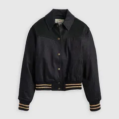 リーバイス レディース アウター ジャケット・ブルゾン Levis Womens Lennox Varsity Jacket Bold Playのサムネイル