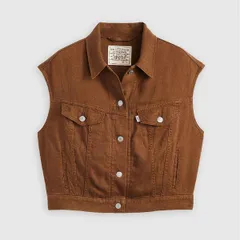 リーバイス レディース アウター ジャケット・ブルゾン デニム Levis Womenshrkn Denim Jacket Sorrel Horse デニムのサムネイル