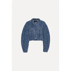 ローテート レディース アウター ジャケット・ブルゾン デニム Rotate Womens Vinetta Denim Jacket Blue Denim デニムのサムネイル