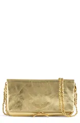 ザディグ エ ヴォルテール レディース バッグ ヴィンテージ トール Zadig Voltaire Rock Vintage Metallicrossbody BagOLD ゴールドのサムネイル